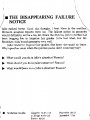 The Disappearing Failure Notice
